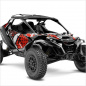Preview: X-Design Red S Version for Can-Am Maverick R 2 Doors